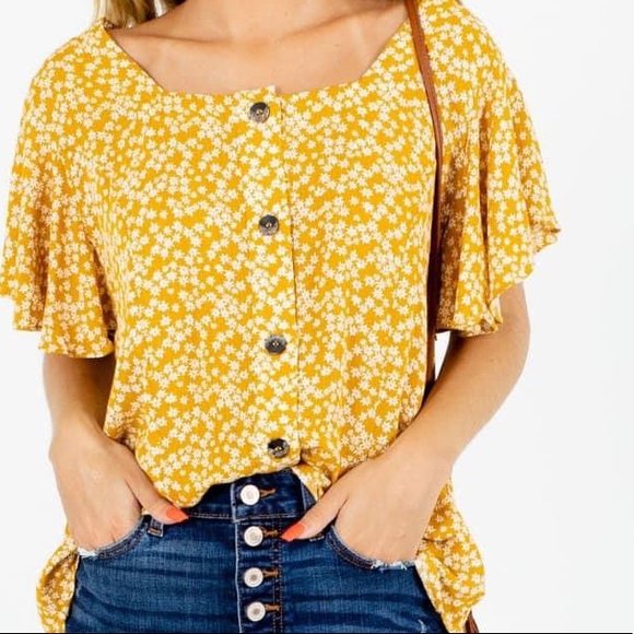 (8 for $20) 💛JODIFL Sweetheart Blouse - Picture 2 of 8